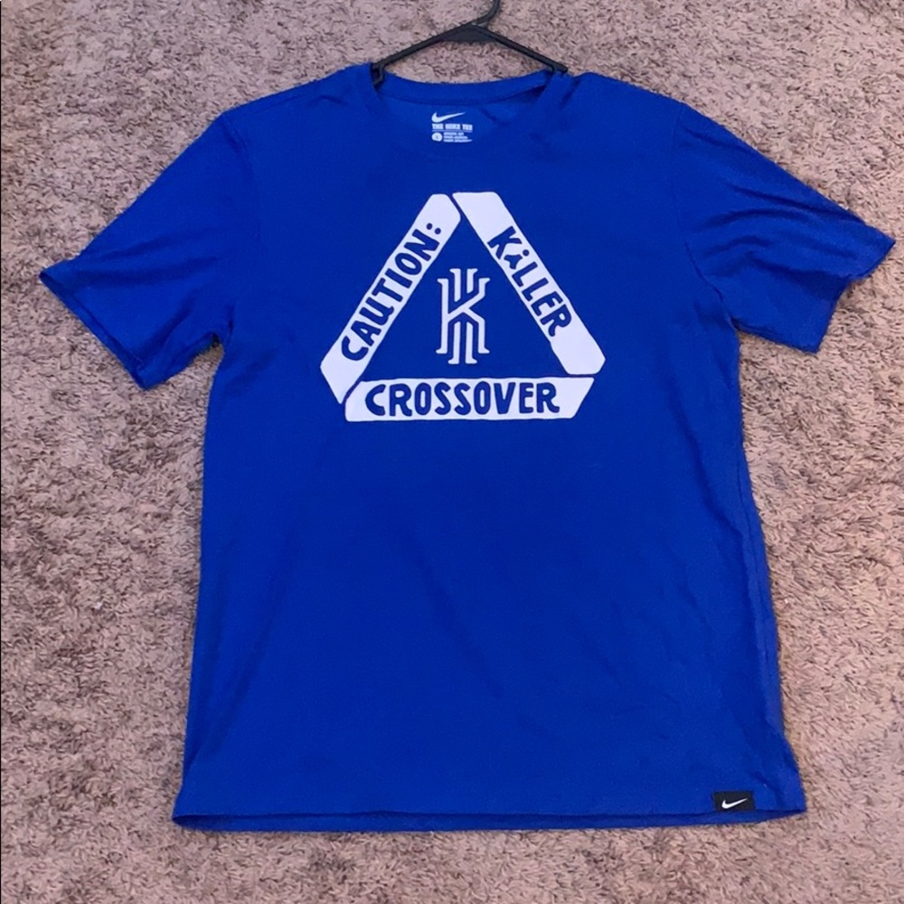 Nike blue and white tee